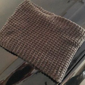 Gray infinity scarf